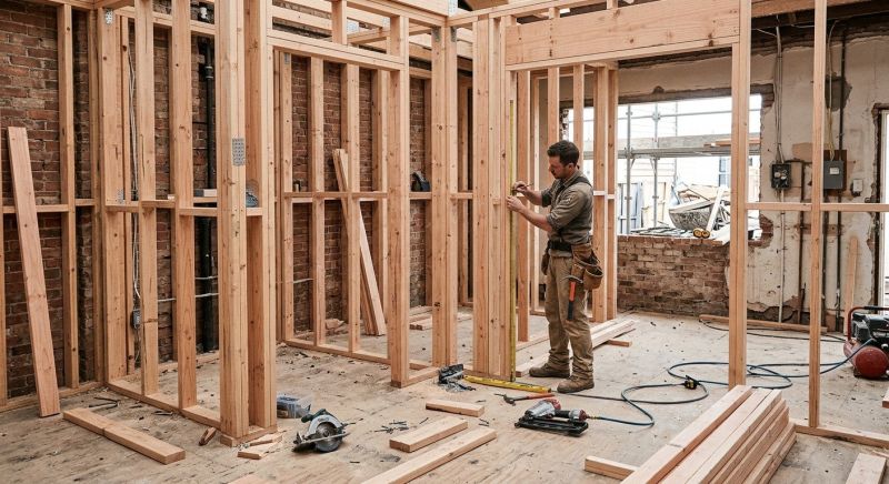 Home Renovation Framing in Conroe, TX