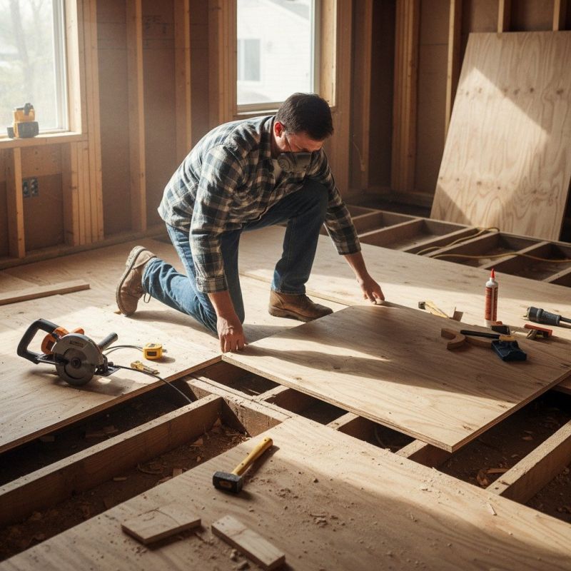 Plywood Flooring Installation