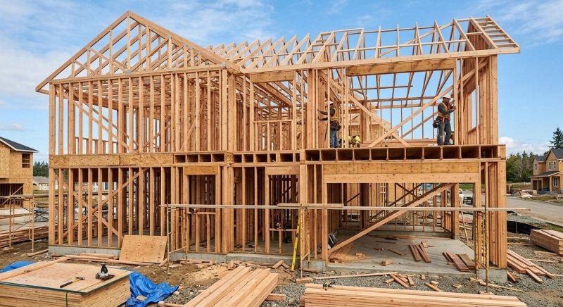 Shop Framing in Conroe, TX