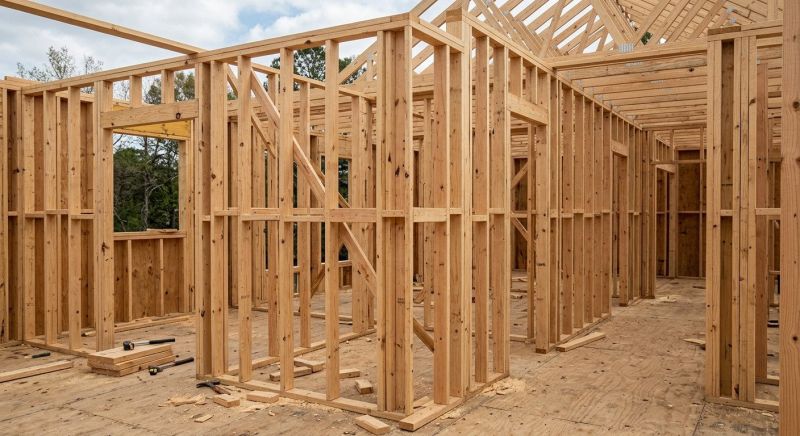 Basement Wall Framing in Kansas City, KS